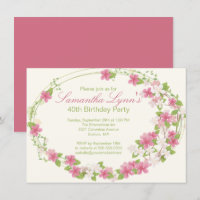 Jour d'anniversaire des fleurs de jolies aquarelle