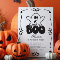 Jour d'anniversaire d'un fantôme Boo