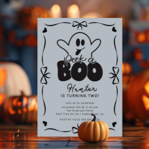 Invitation Jour d'anniversaire d'un fantôme Boo
