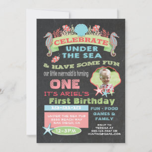 Invitation Jour d'anniversaire en mer