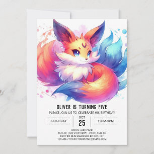 Invitation Jour d'anniversaire personnalisé moderne