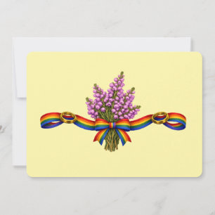 Invitation Jour de célébration de la fierté LGBTQIA+ de maria