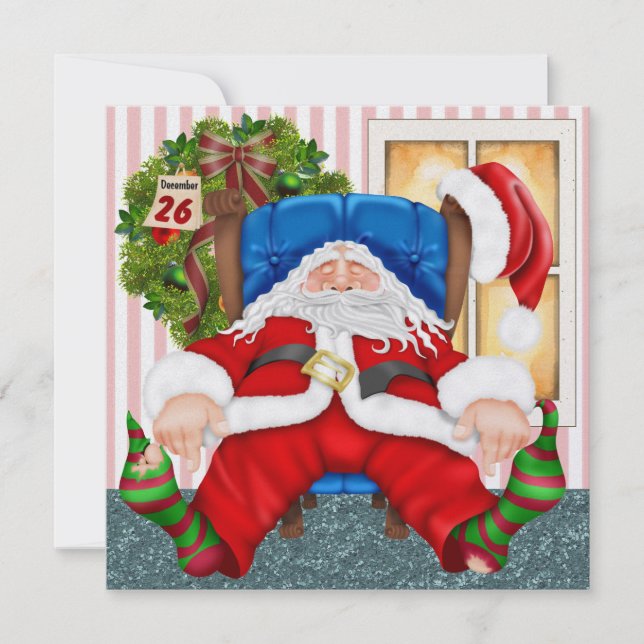 Invitation Jour de congé père Noël - SRF (Devant)