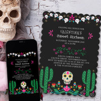 Jour de la mort crâne floral doux 16