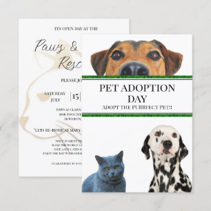 Invitation Jour de l'adoption des animaux