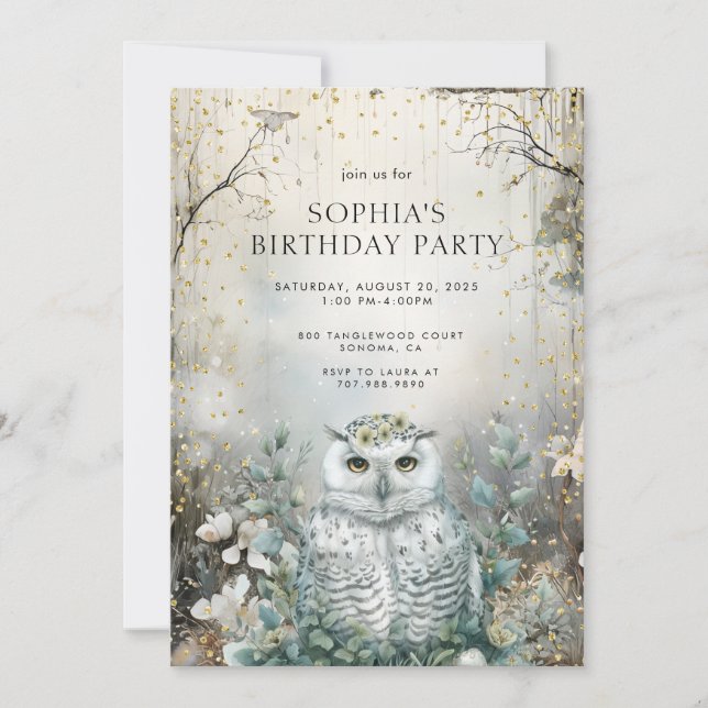 Invitation Jour de l'anniversaire de la Foire forestière ench (Devant)