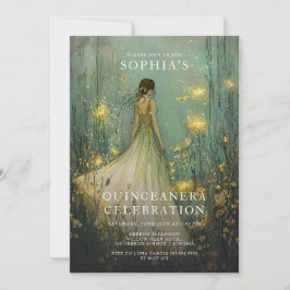 Invitation Jour de l'anniversaire de Quinceanera