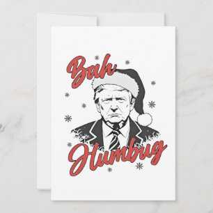 Invitation Jour de l'investiture de Trump Noël Père Noël bah 