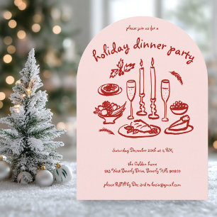 Invitation Jour férié de Whimsical Girly