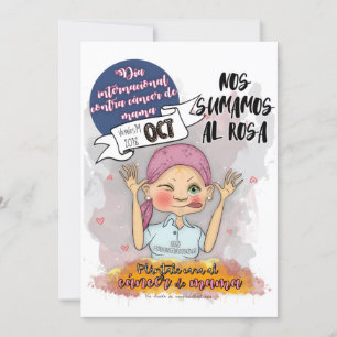 INVITATION JOUR INTERNATIONAL POSTAL CONTRE LE CANCER DE