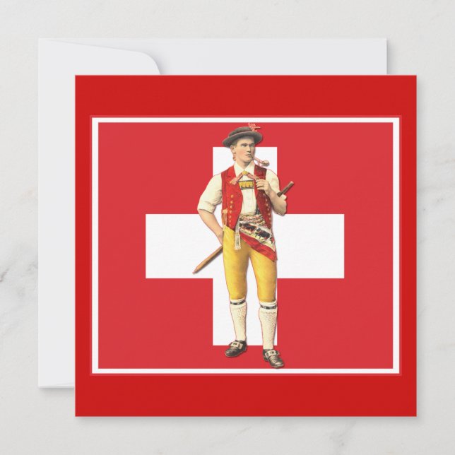 Invitation jour national à un BBQ suisse du 1er (Devant)