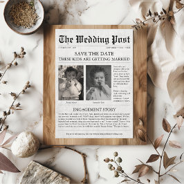 Invitation Journal Funny Unique Kids Save the Date Mariage