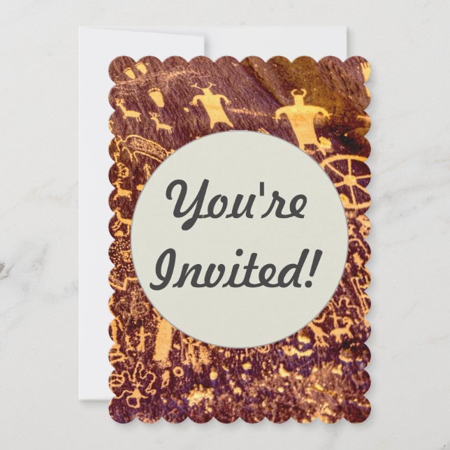 Invitation Journal Rock American Indian Utah (Devant)