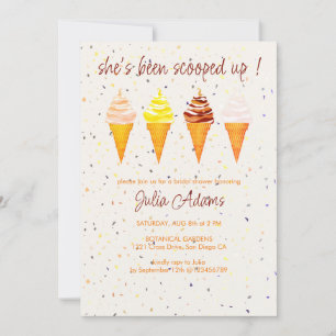 Invitation Journée de mariage de la cuillère de chocolat à la