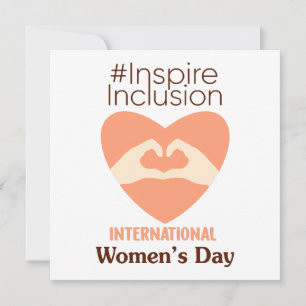 Invitation Journée internationale de la femme 2024 Inspirer l