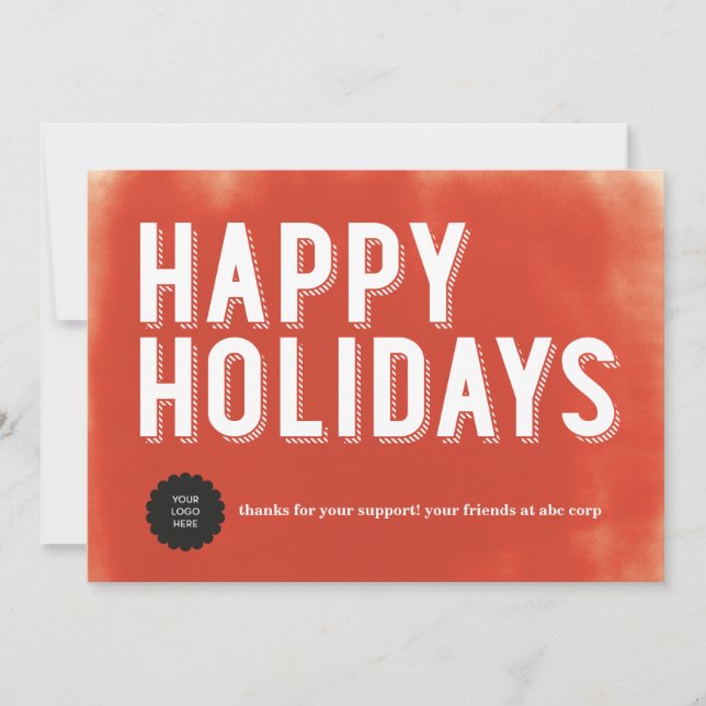 Invitation Jours fériés peints Red Flat (Devant)