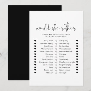 Invitation JOVI Black Modern Voudrait Elle Plutôt Jeux De Mar