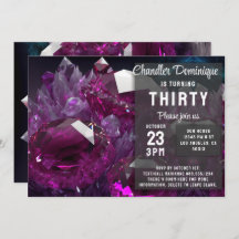 Joyau en cristal Tone Cancer Ruby Rouge Juillet An