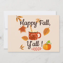Invitation Joyeuse Automne, tout le monde !