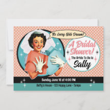 Invitation Joyeuse Bride Shower - Rose