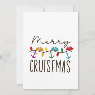 Invitation Joyeuses croisières de Noël Famille de croisières