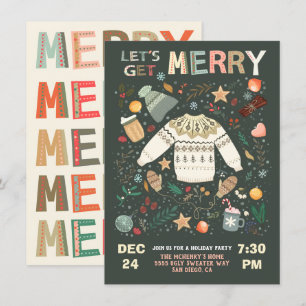Invitation Joyeuses fêtes de Noël Sweate