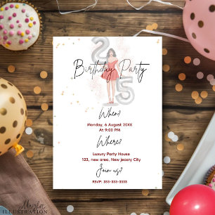 Invitation Joyeux 25 ans