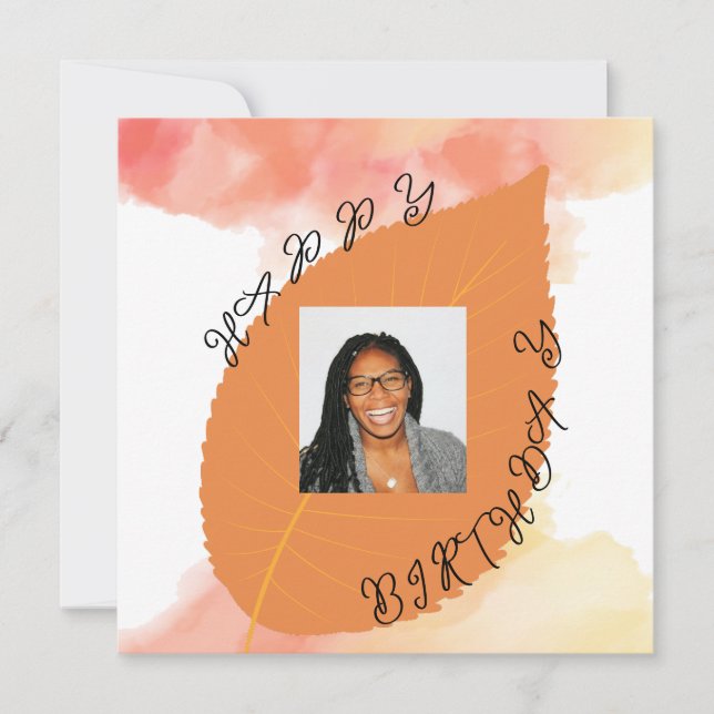 Invitation Joyeux anniversaire (Devant)