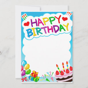 Invitation Joyeux anniversaire