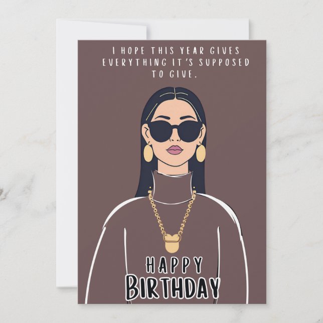 Invitation Joyeux anniversaire (Devant)