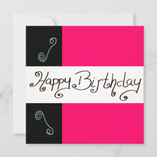 Invitation Joyeux anniversaire