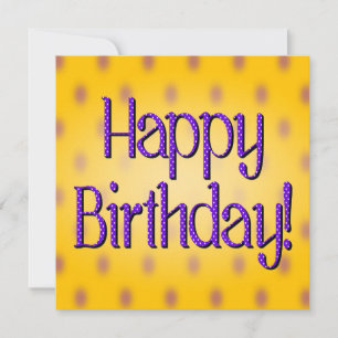 Invitation Joyeux Anniversaire Bleu Polka Point Texte Bkgrd J