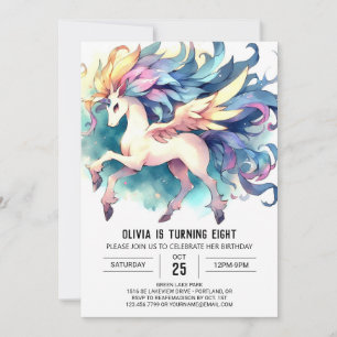 Invitation Joyeux anniversaire de Cheval en ligne