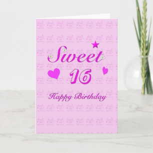 Invitation Joyeux anniversaire du bonbon 16