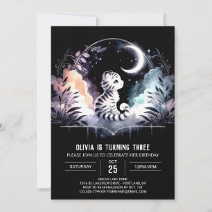 Invitation Joyeux anniversaire du tigre de Boho