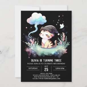 Invitation Joyeux anniversaire du tigre d'Imaginaire