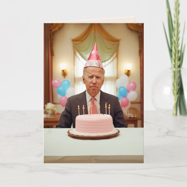 Invitation Joyeux anniversaire Joe (Devant)