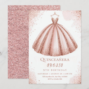 Invitation Joyeux anniversaire petit château princesse