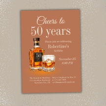 Joyeux anniversaire pour 50 ans de Whisky pour hom