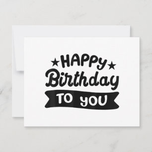 Invitation Joyeux anniversaire pour vous