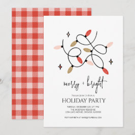 Invitation Joyeux et lumineux Noël