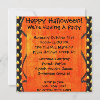 Invitation Joyeux Halloween