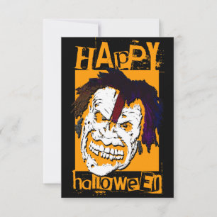 Invitation joyeux halloween zombie