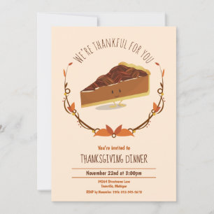 Invitation Joyeux Joyeux Pecan Pie Tan Brown
