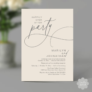 Invitation Joyeux Mariage Moderne Et Élégant Dîner De Mariage