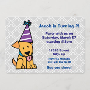 Invitation Joyeux marionnette du laboratoire d'anniversaire