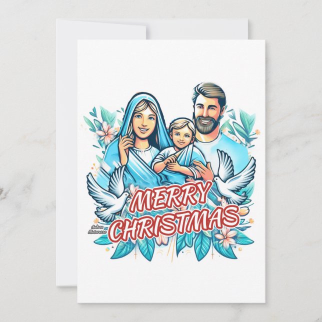 Invitation Joyeux Noël (Devant)