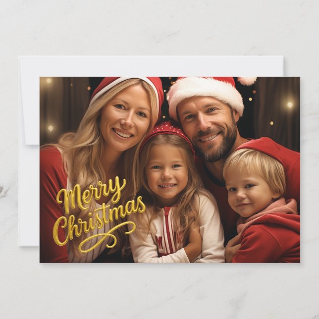 Invitation Joyeux Noël (Devant)