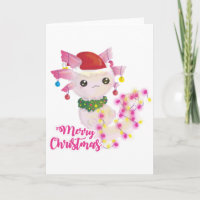 joyeux noël axolotl père noël
