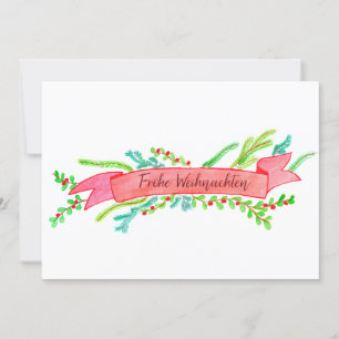Invitation Joyeux Noël, bannière du Christ